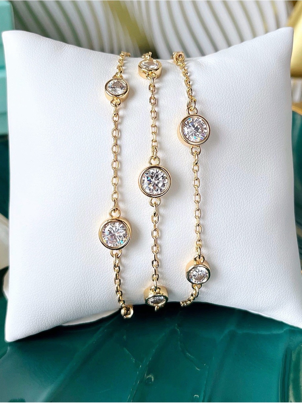 Park Lane Gleam bracelet- gold Plated CZ - Elegant Women's Jewelry